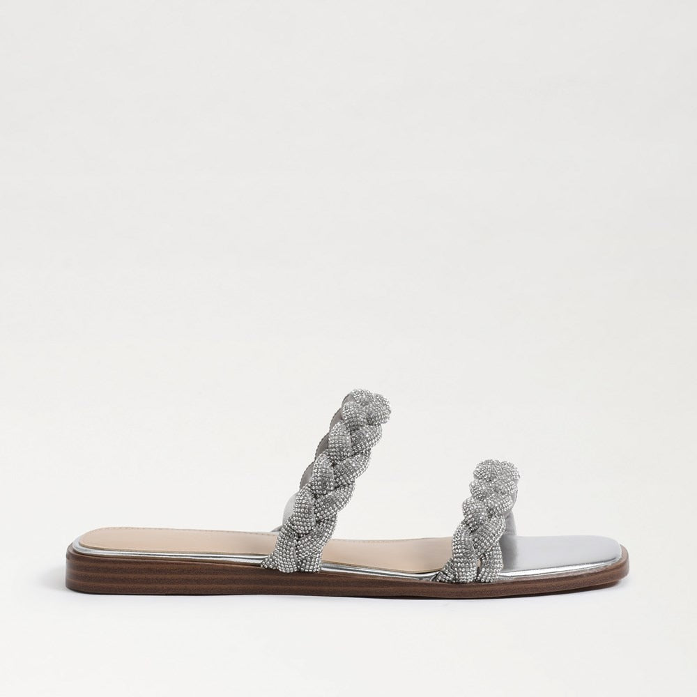 Sam Edelman - Inette Slide Sandal Soft Silver