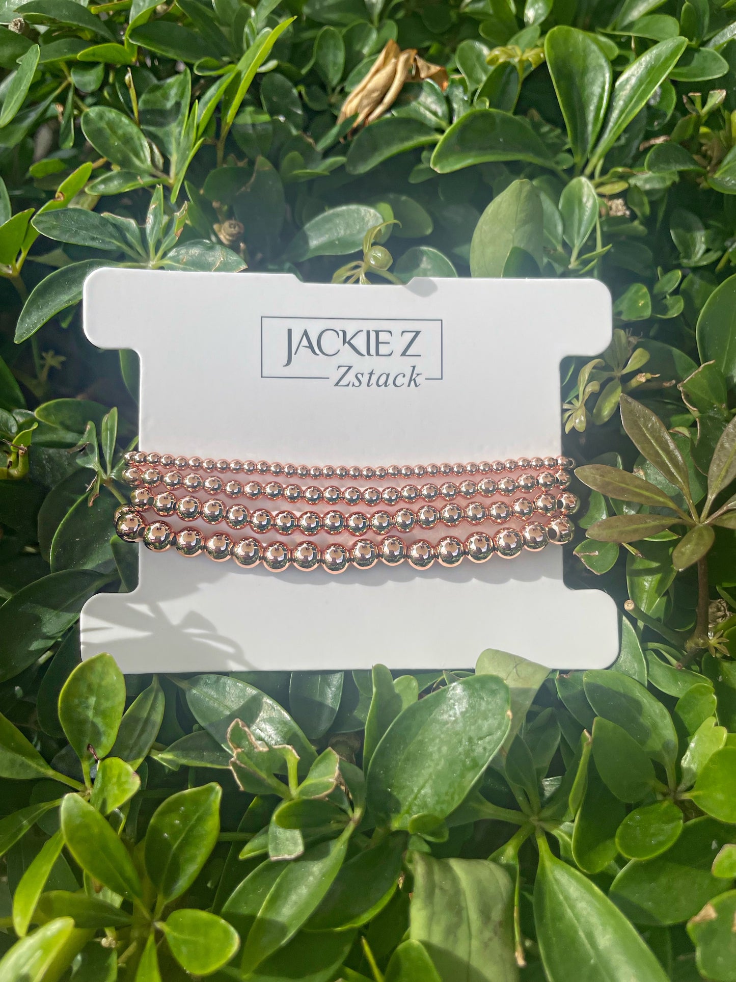 The "Rose"  14k Rose Gold Plated Bracelet - Jackie Zstack