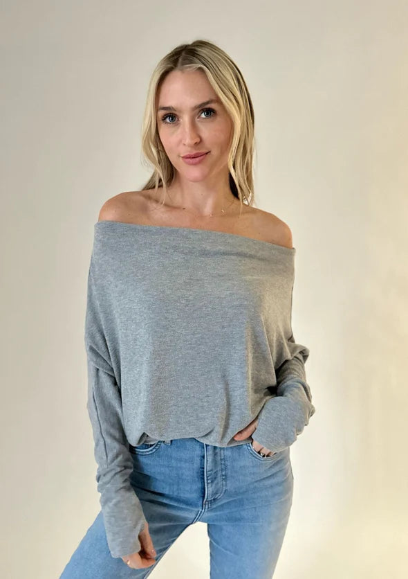 Six Fifty Clothing The Anywhere Top Heather Grey 