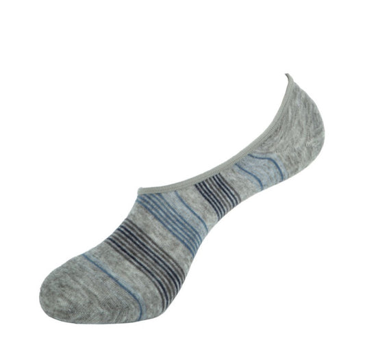 Needle Stripe No Show Socks - Unsimply Stitched