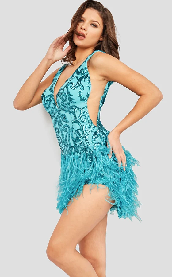 LV Night Sequin Accent Mini Dress - Women - Ready-to-Wear